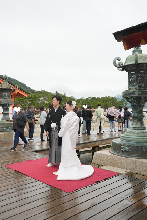 H様&M様 厳島神社挙式・宮島レ・クロ