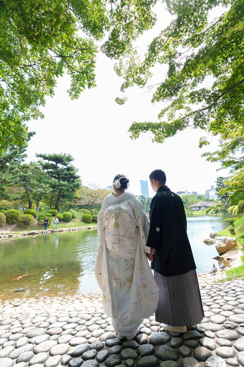 S様 フォト(縮景園~スタジオ)