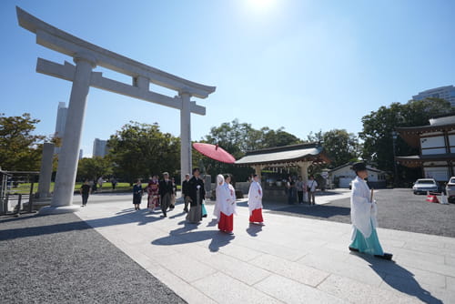 H様&Y様 護国神社挙式