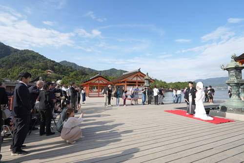 D様&H様 嚴島神社・宮島レクロ