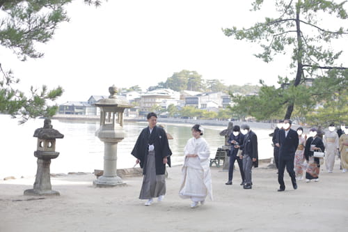 I様&A様 嚴島神社・宮島レクロ