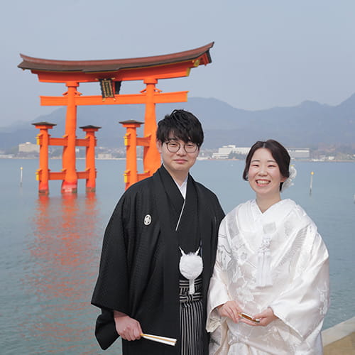 O様＆K様 厳島神社 挙式のみ